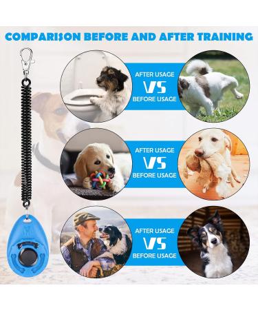 Oyefly Dog Clicker - 2-Pack Large Button Clickers for Dog & Cat Training - Perfect for Dogs Cats and Horses (White & Black) - Buy Online on GoSupps.com
