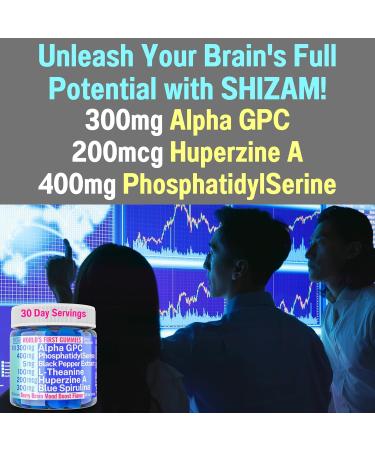 Alpha GPC Huperzine A PhosphatidylSerine L-Theanine Blue Spirulina Bioperine Gummies Alpha-GPC Huperzine-A Phosphatidyl Serine L Theanine Supplement Powder Capsules Tablets Liquid Supplements Alt - Buy Online on GoSupps.com