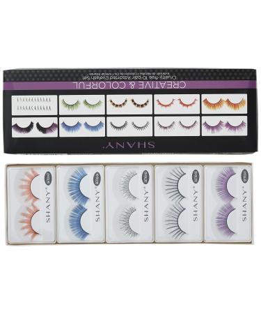SHANY Eyelash Extend Set | 10 Assorted Reusable Eyelashes | Color Frenzy 20 Piece Colorful Collection - International Shipping Available - Buy Online on GoSupps.com