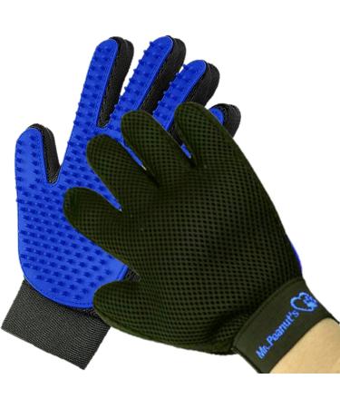 Mr. Peanut's Pet Grooming Glove Brush - Deshedding Aid with 259 Silicone Pins - Effective Pet Hair Remover Mitt for Dogs, Horses, Bunnies, and Cats - Buy Online on GoSupps.com