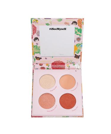 Winky Lux Charmsters Tenacious Eyeshadow Palette | Pink Peach & Red Shades | International Shipping Available - Buy Online on GoSupps.com