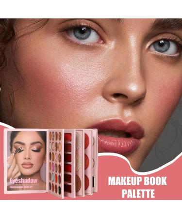 Eyeshadow Palettes | High Pigmentation Fusible Glitter | Pigmented Eyeshadow Palette and Blush Powder for Women and Teens Birthday Christmas Party Wedding Outings Tr - Buy Online on GoSupps.com