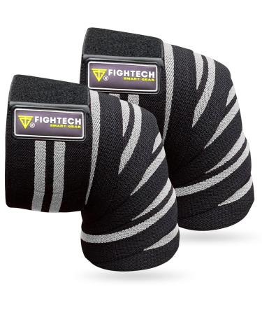 Upgraded 2023 PRO Series Knee Wraps for Weightlifting | Men & Women | 82 Long Bodybuilding Knee Wraps for Squatting Leg Presses  Cross Training and Gym WODs GRAY - Buy Online on GoSupps.com