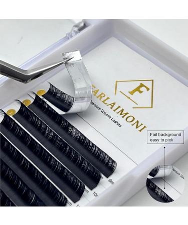 Lash Extensions 0.05MM D Curl - Premium Cashmere Mink Dark Matte Black | Soft & Lightweight Individual Volume Eyelash Extensions Mix Trays (8-16MM - Buy Online on GoSupps.com