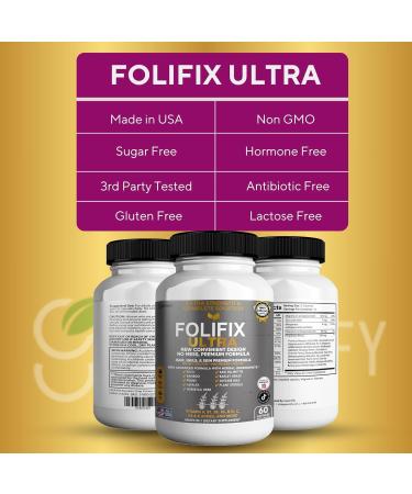 GREENVIFY FoliFix Ultra Hair Nails & Skin Supplement (2) - Buy Online on GoSupps.com