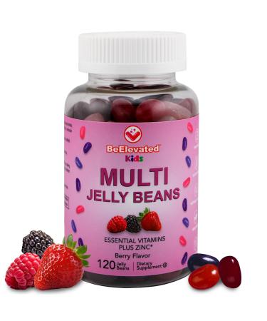 BeElevated Kids Multivitamin Gummies Tasty Berry-Flavored Zinc Gummies for Children & Adults Vegetarian Gluten-Free & Nut-Free Kids Vitamins Multivitamin 120 Count (60 Day Supply)