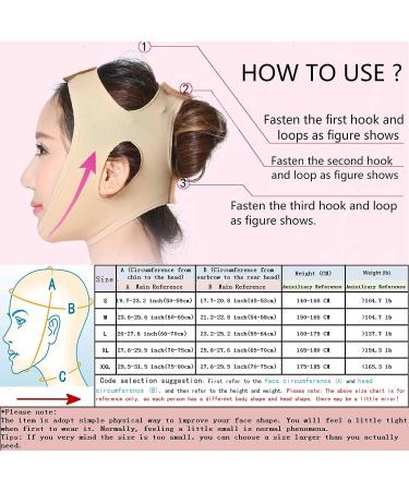 Face Lifting Slimming Belt - V Shape Lift Up Thin Mask Strap for Smooth Face Line - Medium Size - Buy Online on GoSupps.com