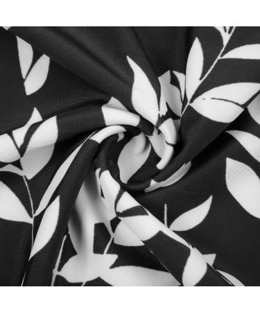 Womens Tankini Set Two-Piece Swimming Costume Racerback Tank Tops with High Waisted Bottom Full Body Tummy Control Swimsuit Gradient Color Modest Bathing Suit Swimming Wear 5081-xdgde-black-d M - Buy Online on GoSupps.com