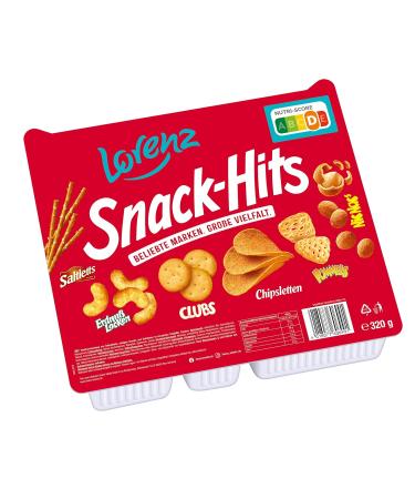 Lorenz Snack World Snack Hits - Pack of 8 (8 x 320g) | Premium International Snacks for Every Craving - Buy Online on GoSupps.com