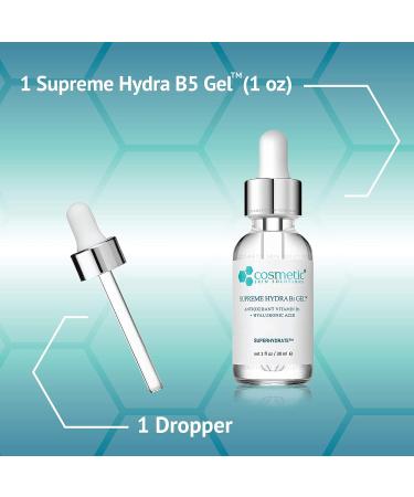 Supreme Hydra B5 Gel - 1 oz | Ultra-Hydrating HA Gel with Vitamin B5 | Antioxidant-Rich Formula | Deep Moisturization - Buy Online on GoSupps.com