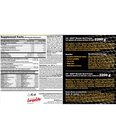 Amix Monster Beef Protein 2.2 kg - Chocolate | Premium International Shipping - Buy Now! - Buy Online on GoSupps.com