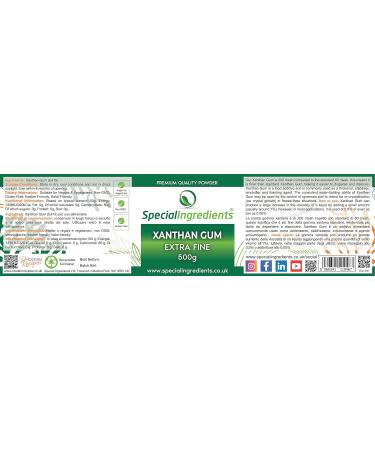 Premium Quality Xanthan Gum 1kg - Vegan Friendly, Gluten Free | Extra Fine Texture - Pack of 1 - Buy Online on GoSupps.com