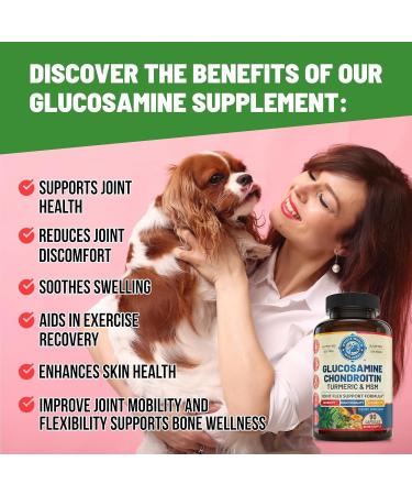 WHOLE WORLD WELLNESS Joint Support Supplement with Glucosamine Chondroitin MSM Turmeric Boswelia. Supports Inflammatory Response Discomfort Relief for Knees Hands Back Joints. NSF Certified USA Made - Buy Online on GoSupps.com