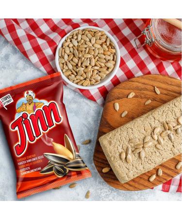 Buy JINN Sunflower Seeds 300g x 10 | Roasted & Unsalted - Premium Quality for Snacks & Baking - Buy Online on GoSupps.com
