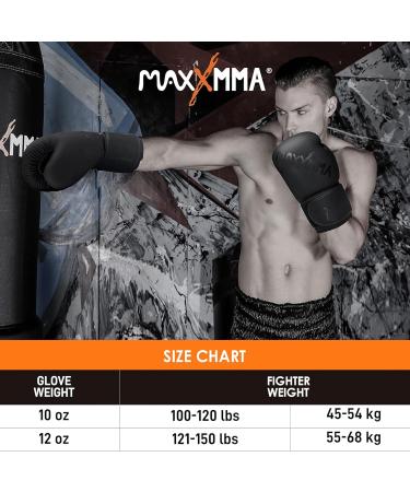 MAXXMMA Pro Style 10 oz Boxing Gloves for Men & Women - Pink Heavy Bag Training Muay Thai Sparring & Kickboxing - Buy Online on GoSupps.com