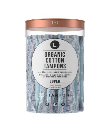 L. Organic Cotton Tampons - Super 30 ct