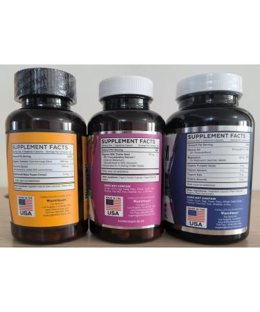 FarmHaven Milk Thistle Capsules + Turmeric Curcumin with BioPerine Black Pepper Magnesium Glycinate & Malate - Buy Online on GoSupps.com