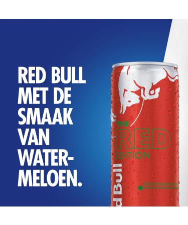 Red Bull Nederland BV Red Bull Energy Drink Red Edition Watermelon 4pack 4 x 250ml I Energy Drink with Fresh Watermelon Flavor I Stimulates Body and Mind - Buy Online on GoSupps.com