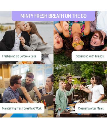 200 Pack Natural Toothpaste Tablet Bits - Chewable Mouthwash Whitening Bite Tablets for Teeth SLS & Fluoride Free Eco & Travel Friendly - Zero Waste Packaging - Mint & Activated Charcoal (Peppermint) - Buy Online on GoSupps.com