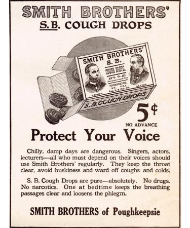 Smith Brothers Sore Throat Lozenges with Pectin (Warming Apple Pie Flavor) - 90 Count Vintage Candy Throat Drops - Buy Online on GoSupps.com