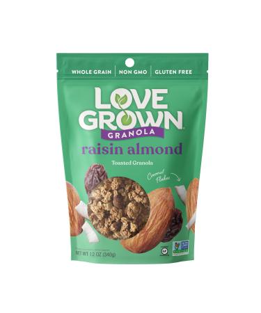 Love Grown, Raisin Almond Crunch Oat Clusters, 12 oz
