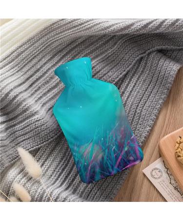 Hot Water Bottle with Lid - Butterfly Landscape Rubber Bag for Pain Relief Cramps & Foot Warmer | Hot and Cold Therapy - Buy Online on GoSupps.com