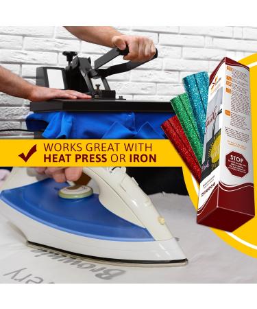 Firefly Craft Glitter Aqua HTV 12 x 20 - Heat Transfer Vinyl for Cricut & Heat Press - Iron On Fabric Sheets for Shirt Transfers - Single Sheet - Bundle Options Available - Buy Online on GoSupps.com