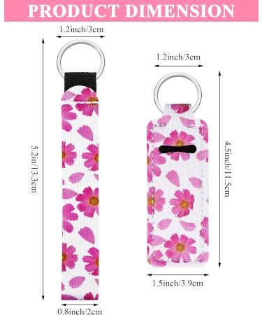 40-Piece Lipstick Holder Keychain Set | Clip-on Sleeve & Protective Cases for Women & Girls | Lip Balm Keyring Holder | Travel Accessories - 4 Styles - Buy Online on GoSupps.com