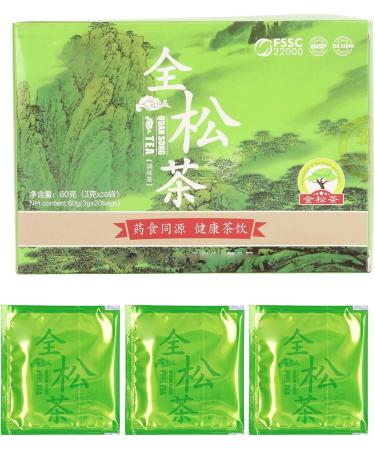  Acouto Pine Pollen Tea Bags - Professional Grinding Process - Preserves Nutrients - Promotes Metabolism - 20 Pack - Buy Online on GoSupps.com