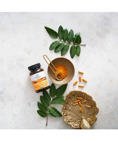ORGANIC INDIA Turmeric Curcumin Herbal Supplement - Immune System Support Healthy Inflammatory Response Whole Root Supplement Organic Trikatu USDA Certified Organic Non-GMO - 90 Capsules 2 Pack - Buy Online on GoSupps.com