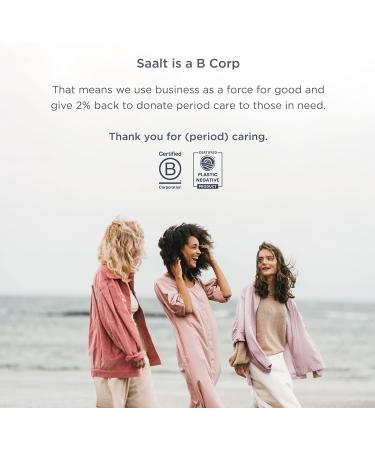 Saalt Menstrual Cup - Small Himalayan Pink - Premium Design for Comfort - #1 Active Cup - 12 Hours Wear - Soft Flexible Medical-Grade Silicone - Buy Online on GoSupps.com