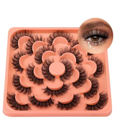 20mm D Curl Fluffy Wispy Mink False Eyelashes - Dramatic Faux Mink Lash Pack - Buy Online on GoSupps.com