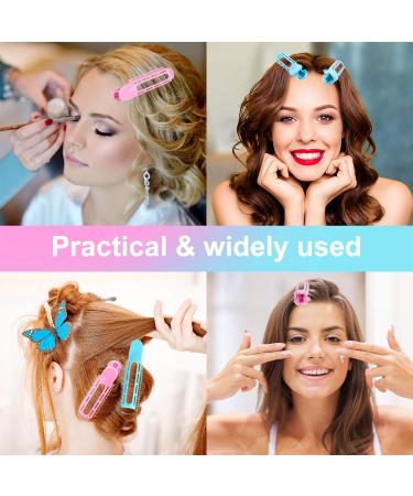 6pcs Volumizing Hair Root Clips with Roller Tools - Pink & Blue | Magicalmai Instant Hair Volume Clip for Women Girls - Thin Curly Hair Styling - Buy Online on GoSupps.com