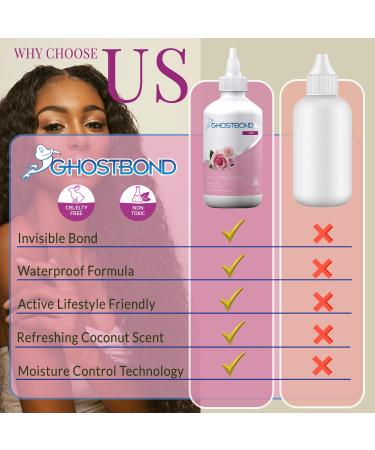 Professional Hair Labs Ghost Bond Hair Glue Wig Adhesive No Chemicals XL 5 oz Rose - Buy Online on GoSupps.com