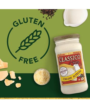 Classico Creamy Alfredo Pasta Sauce - 15 oz Jar - Buy Online on GoSupps.com