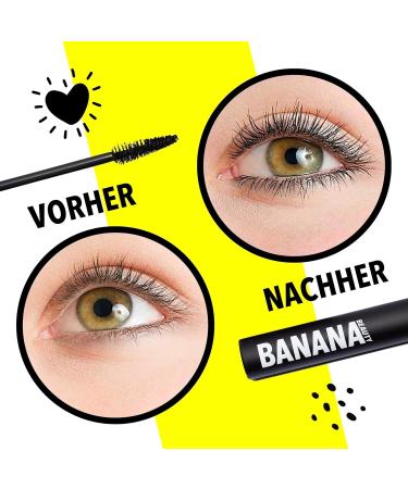  BANANA BEAUTY Banana Beauty Define Me Black Vegan Mascara - Intense and Long Lasting Makeup Effect - For Thick Lashes and Definition - Buy Online on GoSupps.com