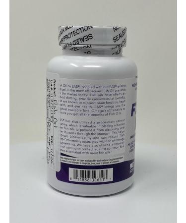 Experimental and Applied Sciences High Potency Fish Oil | EPA + DHA Omega-3s Fatty Acids for Heart & Brain Health | Gluten Free, Non GMO | Enteric Coated with Lemon Flavor | 90 Softgels - Buy Online on GoSupps.com