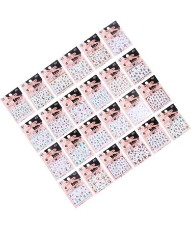 24 Sheets Christmas Nail Stickers Xmas Nail Art Sticker Santa Nail Stickers Holiday Full Nail Stickers Reindeer Nail Stickers Nativity Stickers Nail Patch False Nails 3d Manicure - Buy Online on GoSupps.com