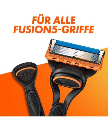 Buy Gillette Fusion 5 Razor Blades - 18 Replacement Blades for Men | Made in Germany - Best for Wet Razors - Buy Online on GoSupps.com