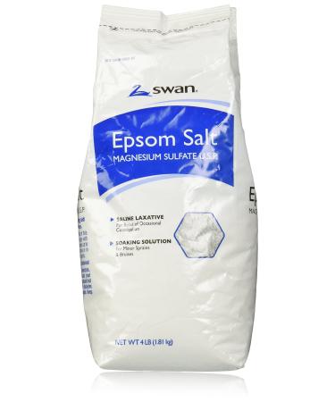 Swan Epsom Salt, 4LB SWAN EPSOM SALT - Buy Online on GoSupps.com