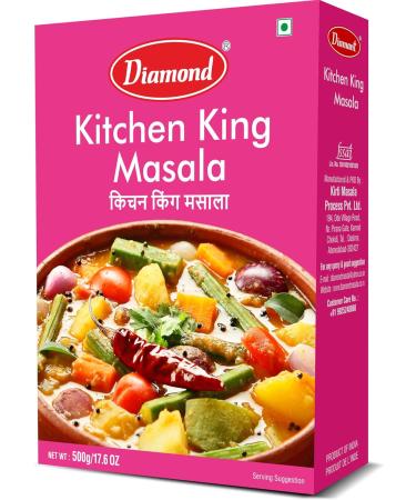 Diamond Kitchen King Masala | Authentic spices mix for Indian Wet & Dry Curries | Spice Mix 500g/17.5 oz Pack of 2 - Buy Online on GoSupps.com
