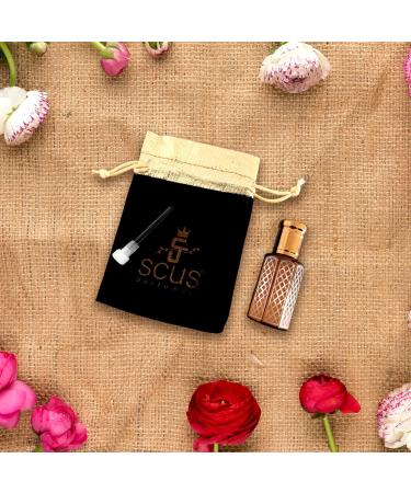 Sandal Fragrance for Men & Women Woody Earthy Concentrated Perfume oil Long Lasting Fragrance Non-Alcoholic (Parfum 12ml with Velvet Pouch) - Buy Online on GoSupps.com