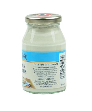 Buy Food-United CREME FRAICHE 170g - Premium English Sour Cream in Glass Jar for Bagels Scones & More | International Shipping - Buy Online on GoSupps.com