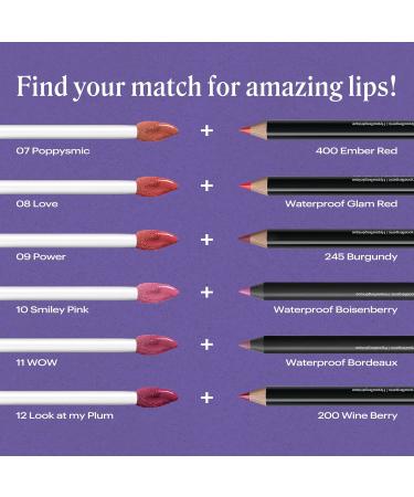 Annabelle Bigshow Hydramatte Liquid Lipstick 08 Love Matte High Coverage with Hydrating Coconut Oil Vitamins C & E Long-Lasting Waterproof Cruelty-Free Vegan Paraben-Free 3.8 mL 08 Love 3.8 ml (Pack of 1) - Buy Online on GoSupps.com