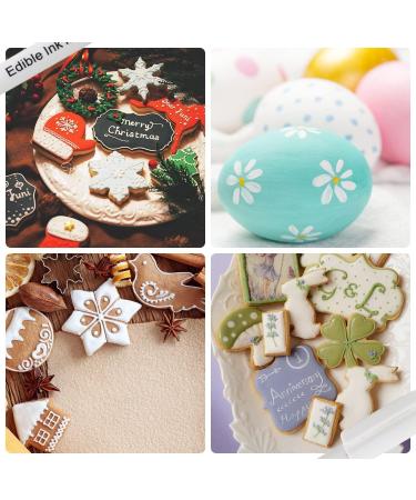 White Edible Markers 2Pc Food Coloring Markers Double Sided Food Coloring Pens Edible Gourmet Writer Food Grade Decorator Pen for Fondant Cookies Cakes Frosting Easter Eggs Writing Party Decorating - Buy Online on GoSupps.com