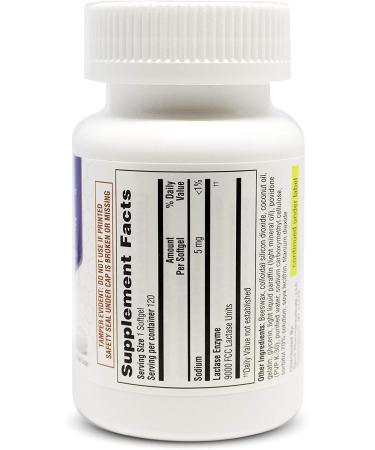 ValuMeds Fast-Acting Lactose Enzymes 120 Softgels - Prevent Gas, Bloating & Diarrhea - Comparable to Lactaid - Dairy Relief Supplement - Buy Online on GoSupps.com