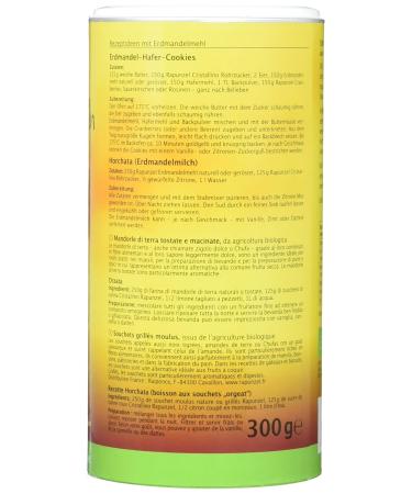 Buy Organic Rapunzel Tiger Nuts - Ground & Roasted 2-Pack (2x300g) | Healthy Snack | International Shipping - Buy Online on GoSupps.com