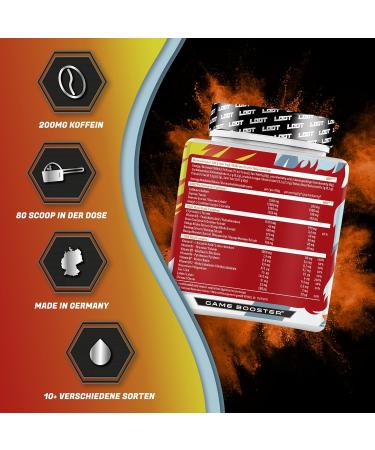 Loot Winter Edition Hazard Hero - Hot & Cold Game Booster | Flow-State Formula | 50 Servings (400g) | Caffeine & 20 High-Dose Ingredients | Orange Cinnamon | International Shipping Available - Buy Online on GoSupps.com