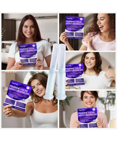 Vaginal Moisturizer Feminine Gel - 10 Pre-Filled Applicators for Vulva Dryness Relief pH Balance & Itch Treatment - Buy Online on GoSupps.com