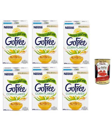 Nestlé GO FREE Corn Flakes Pack of 6 gluten, milk and yogurt free corn flakes 375 g + Italian Gourmet oplpa 400 g